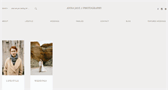 Desktop Screenshot of annajayephotography.com